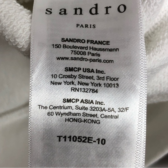 SANDRO Happening hooded graphic sweatshirt - Picture 4 of 9